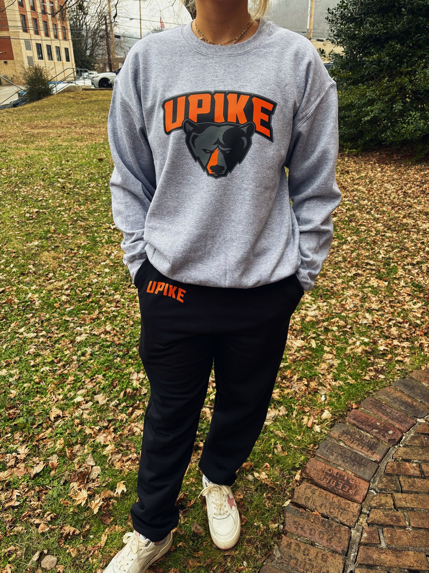 Upike BearHead Crewneck Sweatshirt
