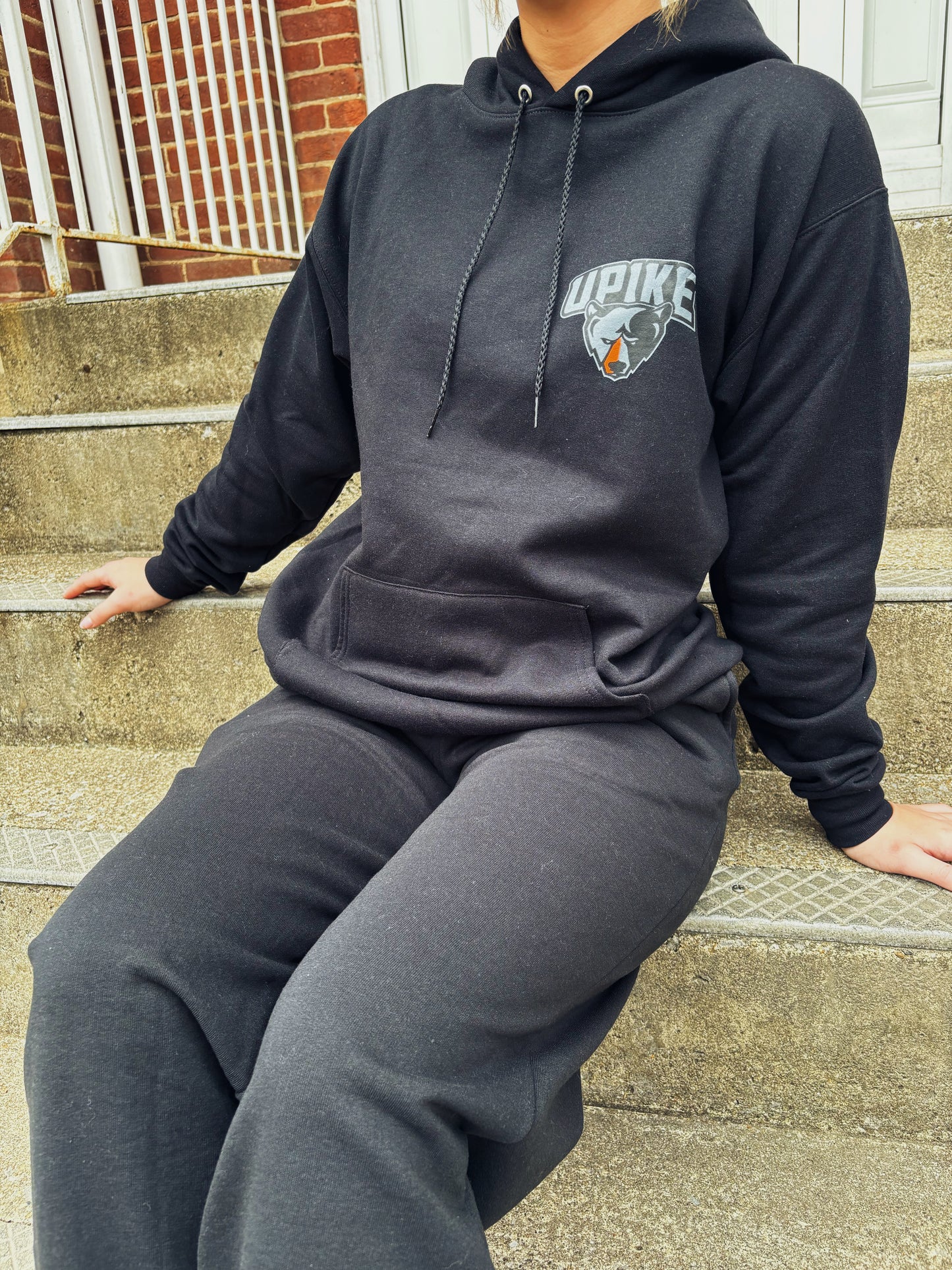 Black Hooded Sweatshirt