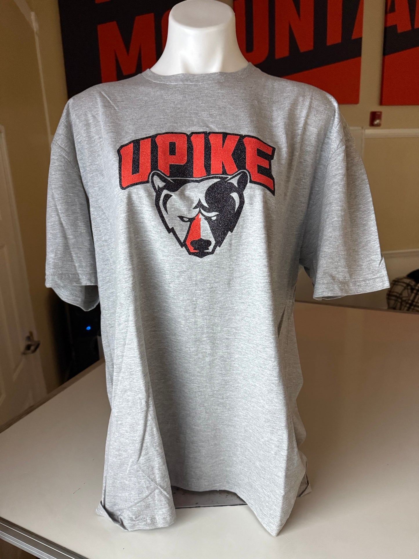 Glitter Athletic Graphic T-Shirt