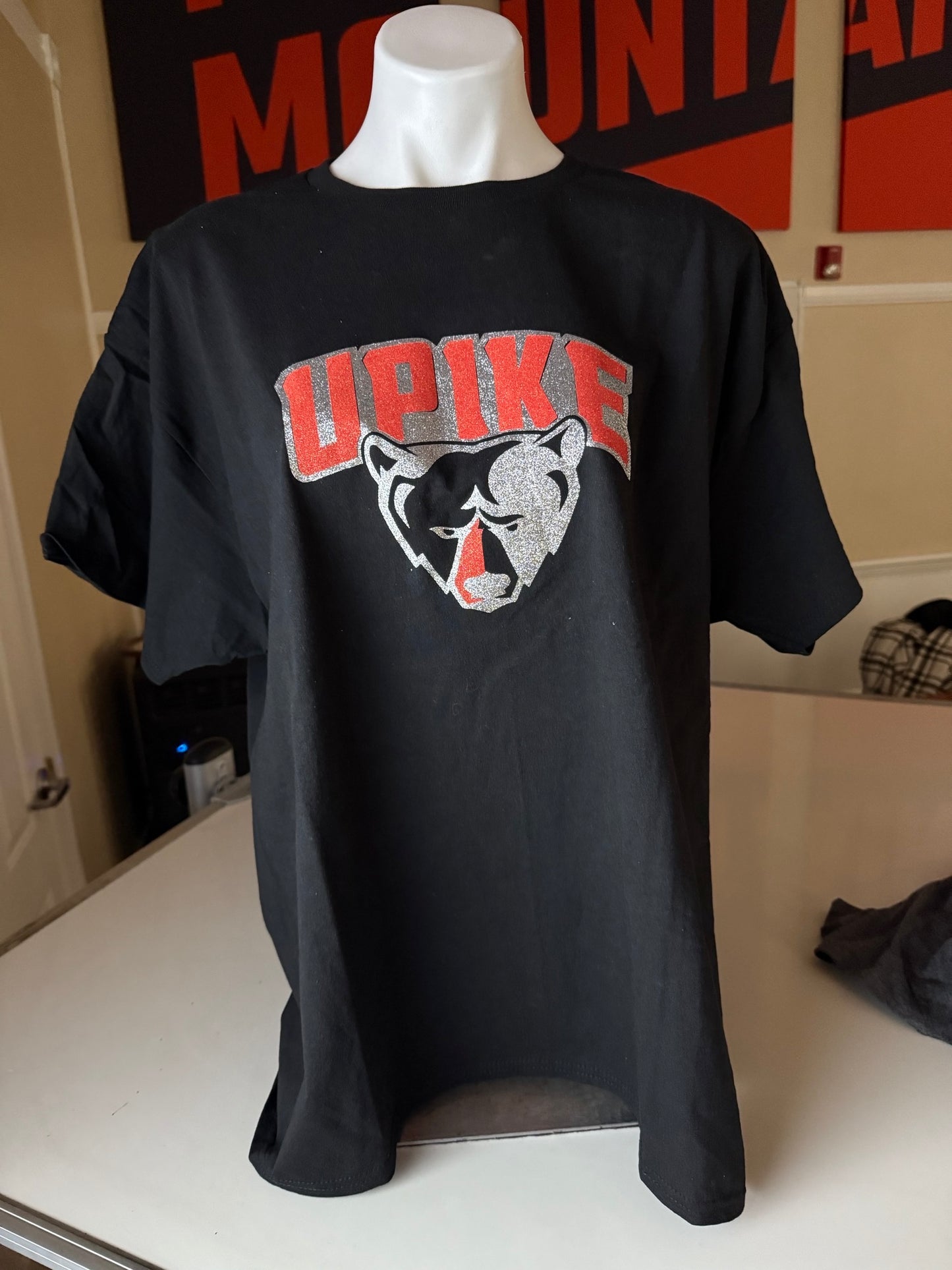 Glitter Athletic Graphic T-Shirt