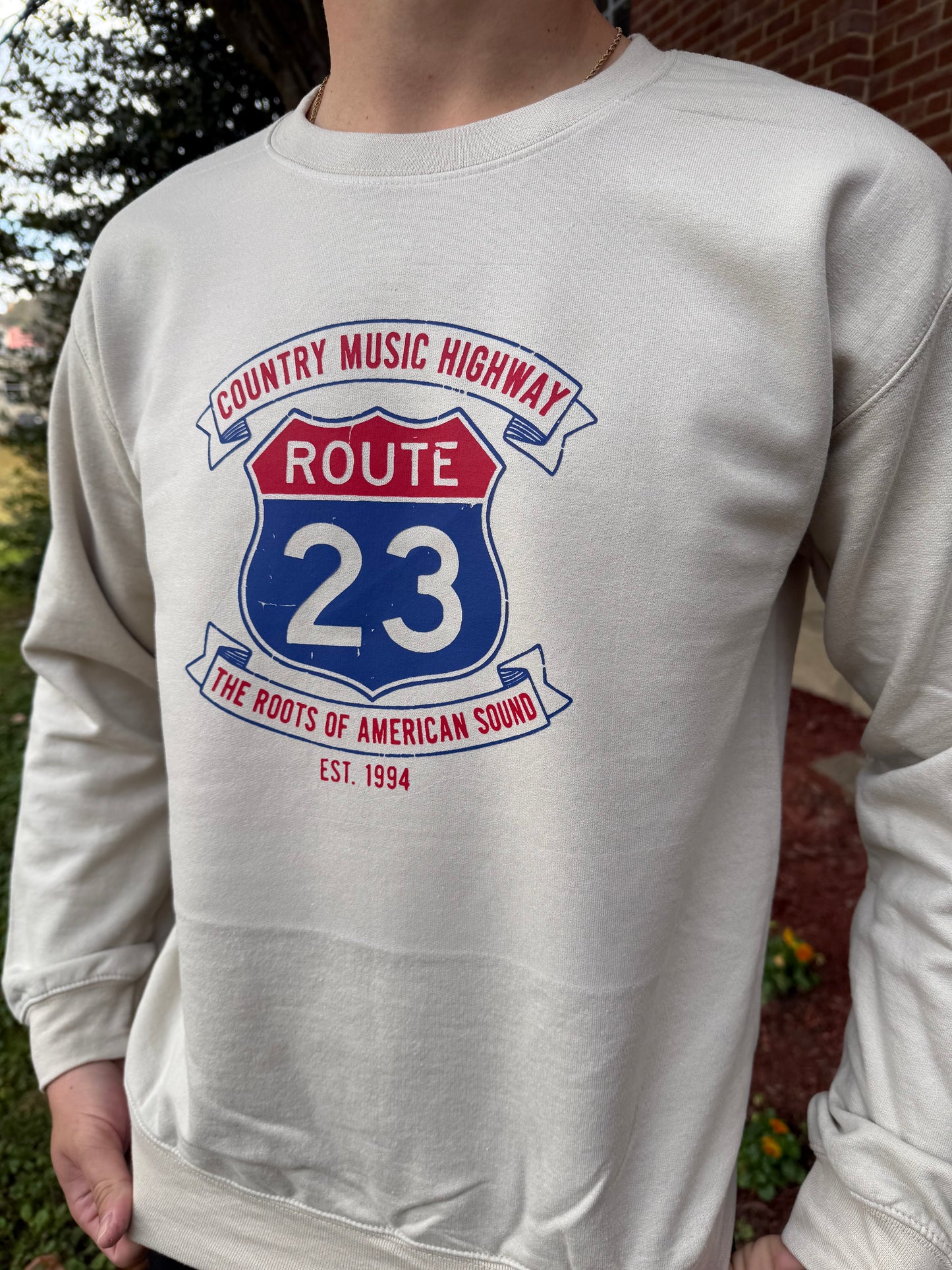 US 23 Country Music Highway Crewneck